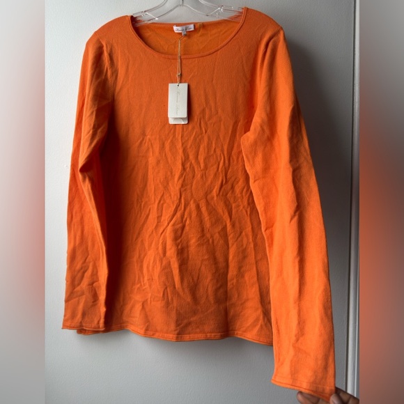 Minnie Rose Vibrant Orange Long Sleeve Tee - Picture 3 of 12